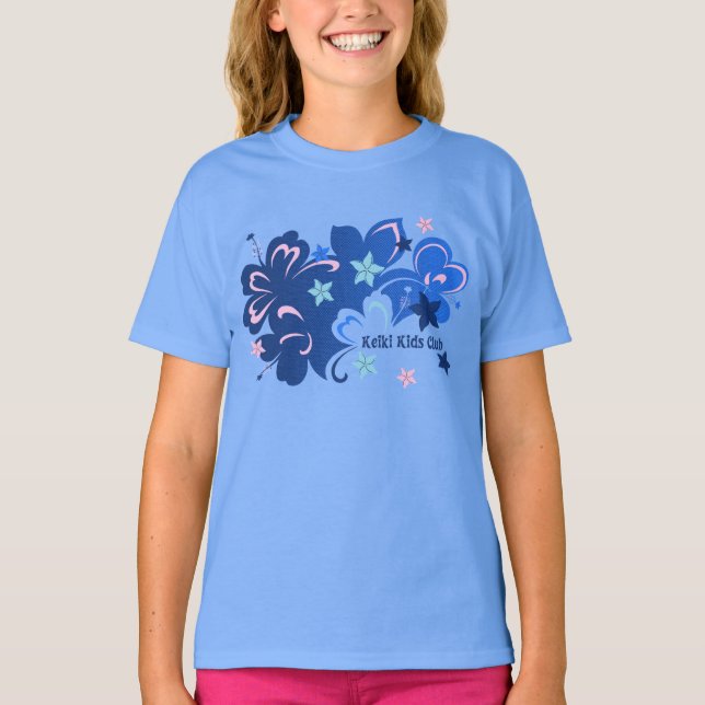 Butterflibiscus Hibiskus Butterfly Design T-Shirt (Vorderseite)