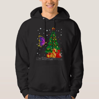 Butterfliegen Lover Geschenke Weihnachtsmannmütze Hoodie