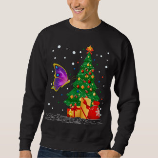 Butterfliegen Lover Geschenke Weihnachtsmannmütze Sweatshirt
