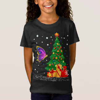 Butterfliegen Lover Geschenke Weihnachtsmannmütze T-Shirt