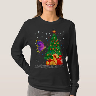 Butterfliegen Lover Geschenke Weihnachtsmannmütze T-Shirt