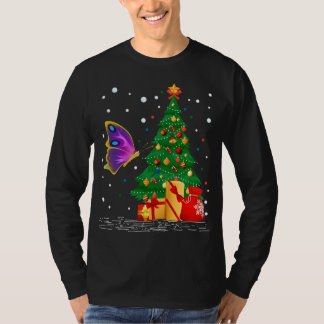 Butterfliegen Lover Geschenke Weihnachtsmannmütze T-Shirt