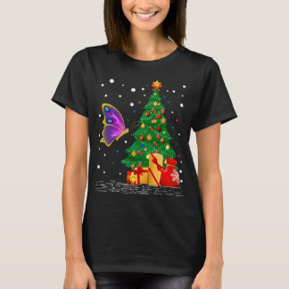 Butterfliegen Lover Geschenke Weihnachtsmannmütze T-Shirt