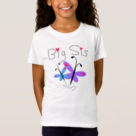 Butterflies Big Sis T-Shirt