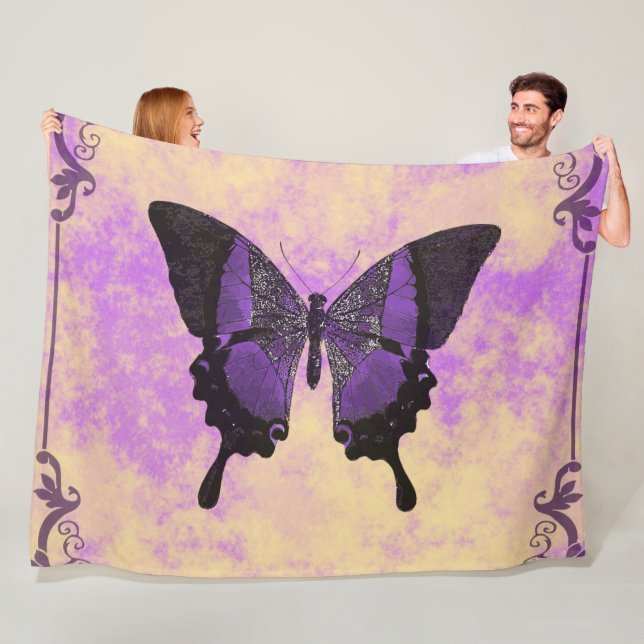 Butterflies Fleece Blanket (Beispiel)
