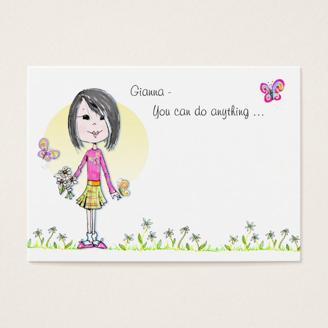 Butterflies n' Daisies Front & Back Lunchbox Hinwe (Vorderseite)