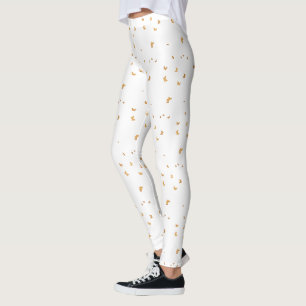 Butterflies Neck Tie Scarf Leggings