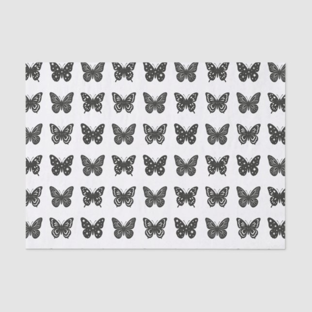 Butterflies Seidenpapier (Vorderseite)