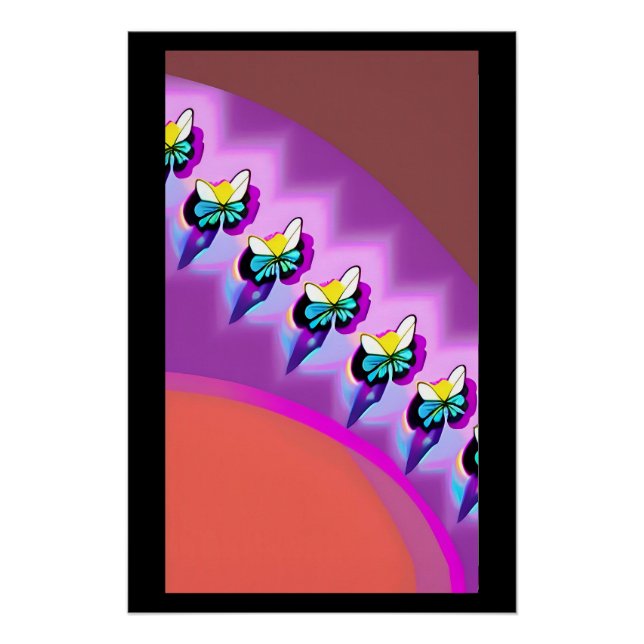 Butterflight - Ken Gage Art Poster (Vorderseite)