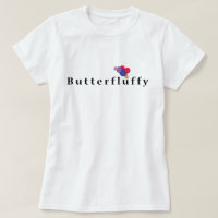 Butterfluffy: Niedlicher, lebenslustiger Vogel-T -