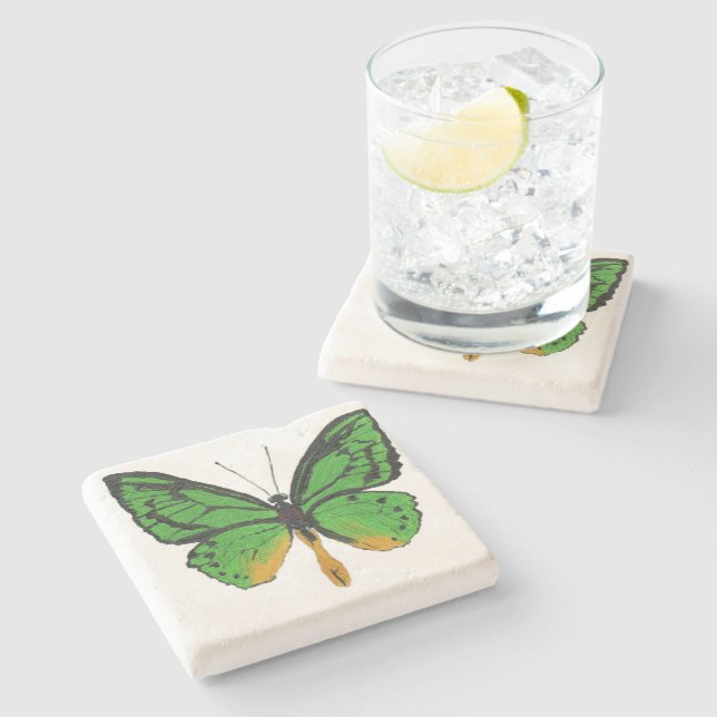 Butterfly8 Steinuntersetzer (Seitenansicht)