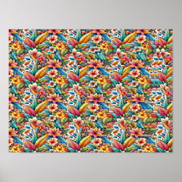 BUTTERFLY 1 STEREOGRAM 16" x 12", No Frame Poster