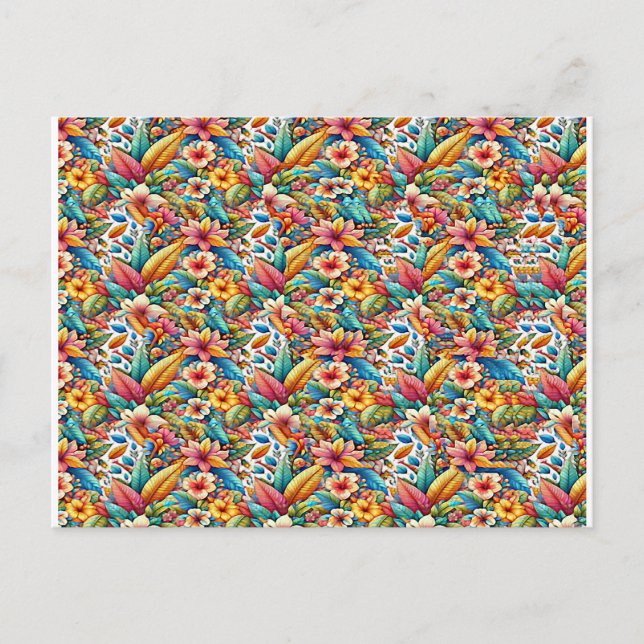 Butterfly 1 Stereogram Magic Eye - No Envelope Postkarte (Vorderseite)