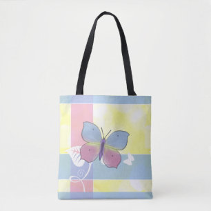 Butterfly - All Over Print Tote Tasche