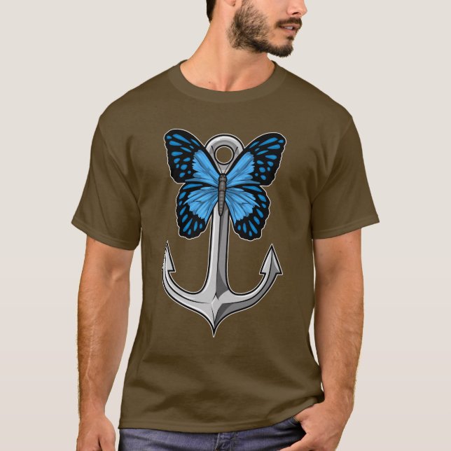 Butterfly Anchor T-Shirt (Vorderseite)