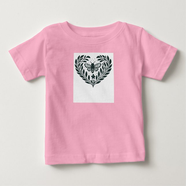 Butterfly and Boughs Baby T-shirt (Vorderseite)
