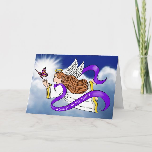 Butterfly Angel Karte (Vorderseite)