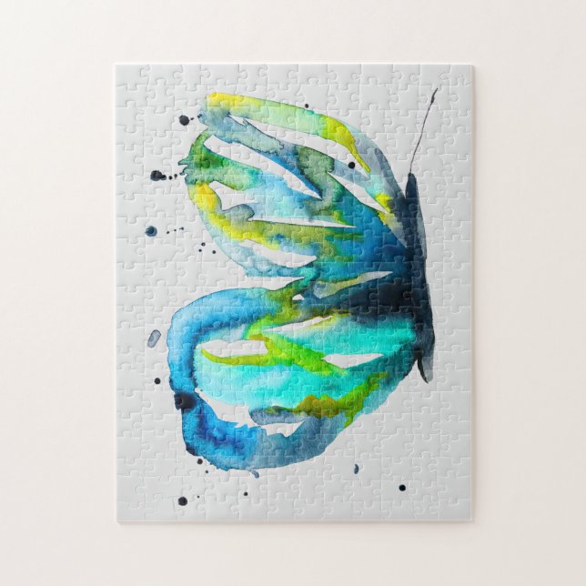 Butterfly Aquarell-Aquarell (Vertikal)