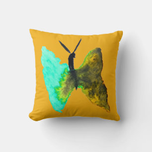 Butterfly Aquarell hübsch Kissen