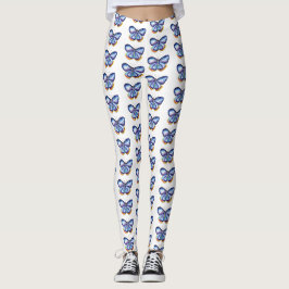 Butterfly Aquarell Kunst Zeichne einzigartige Legg Leggings