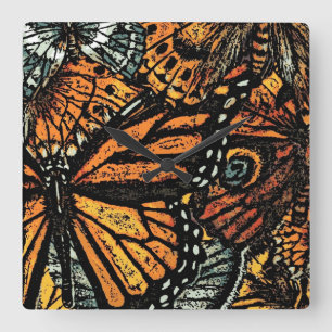Butterfly Art 30 Mur Horloges et options numérique