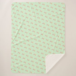 Butterfly Art Design Sherpa Blanket Sherpadecke