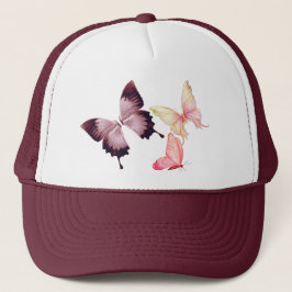 Butterfly Art Design Truckerkappe