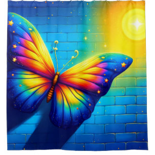 Butterfly Art Duschvorhang
