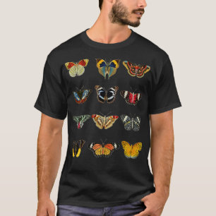 Butterfly Art Entomology Lepidopterist Liebe Niedl T-Shirt