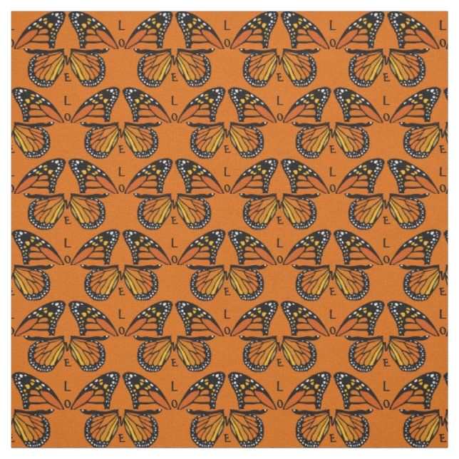 Butterfly Art Fabric Monarch Butterfly Muster Stoff (Muster)