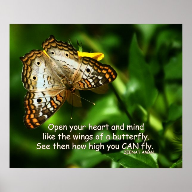 Butterfly Art Foto Poster (Vorne)