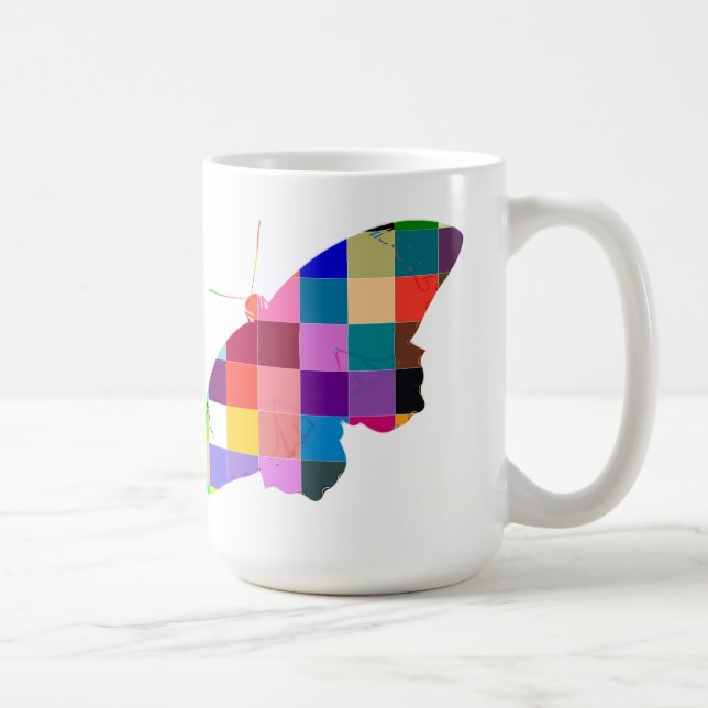 Butterfly Art Kaffeetasse (Rechts)