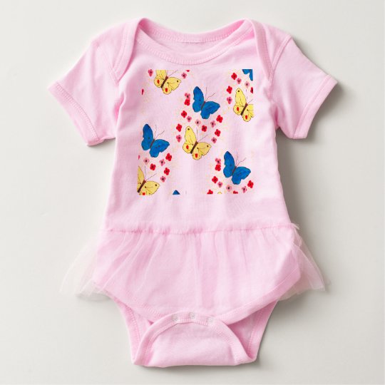 Butterfly Art Love Baby Strampler