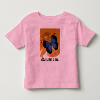 Butterfly Art Nature-Girl T - Shirt Kinder