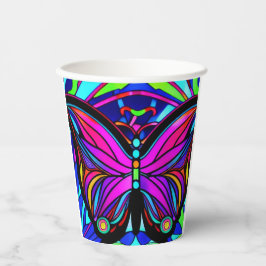 Butterfly Art Pappbecher