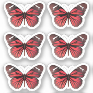 Butterfly-Aufkleber Pack Garden Elegantes Monarche Aufkleber