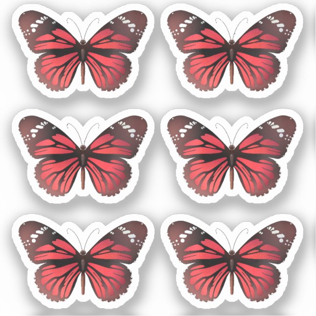 Butterfly-Aufkleber Pack Garden Elegantes Monarche Aufkleber (Vorderseite)