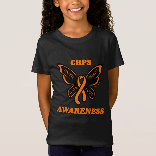 Butterfly/Awareness.. CRPS T-Shirt (Vorderseite)
