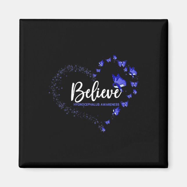 Butterfly Awareness glauben Magnet (Vorne)