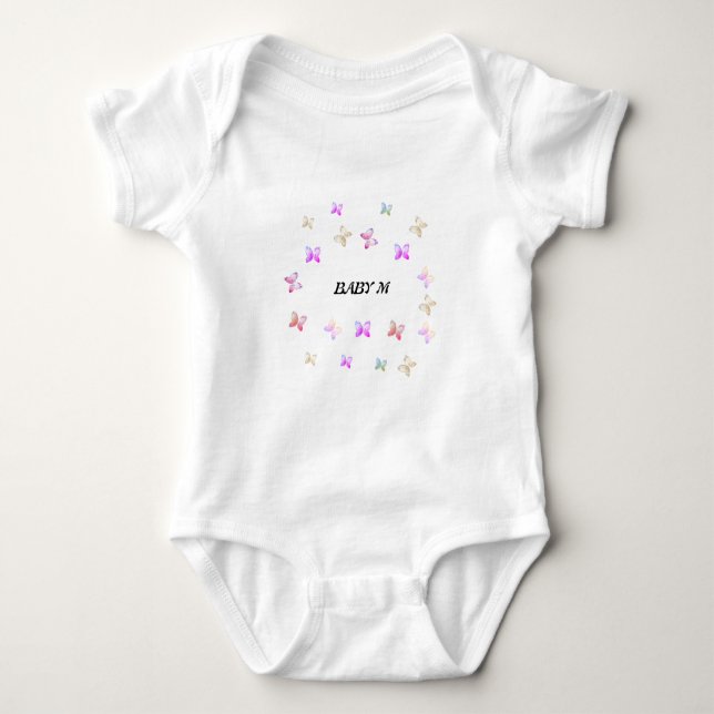 butterfly Baby,Baby Bodysuit Baby Strampler (Vorderseite)