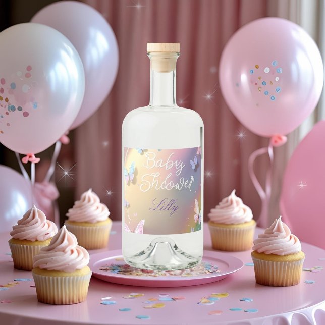 Butterfly Baby-Food-Label Alkoholflaschenetikett (Von Creator hochgeladen)