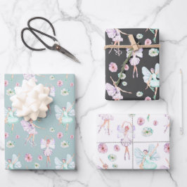 Butterfly Ballerina Geschenkpapier Set