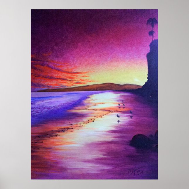 Butterfly Beach Poster (Vorne)