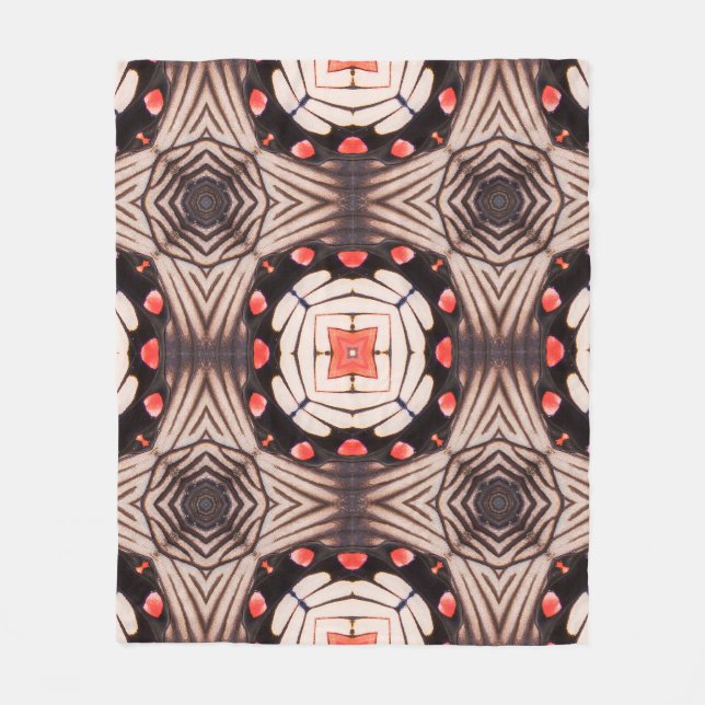Butterfly, Beautiful seamless pattern made from bu Fleecedecke (Vorderseite)
