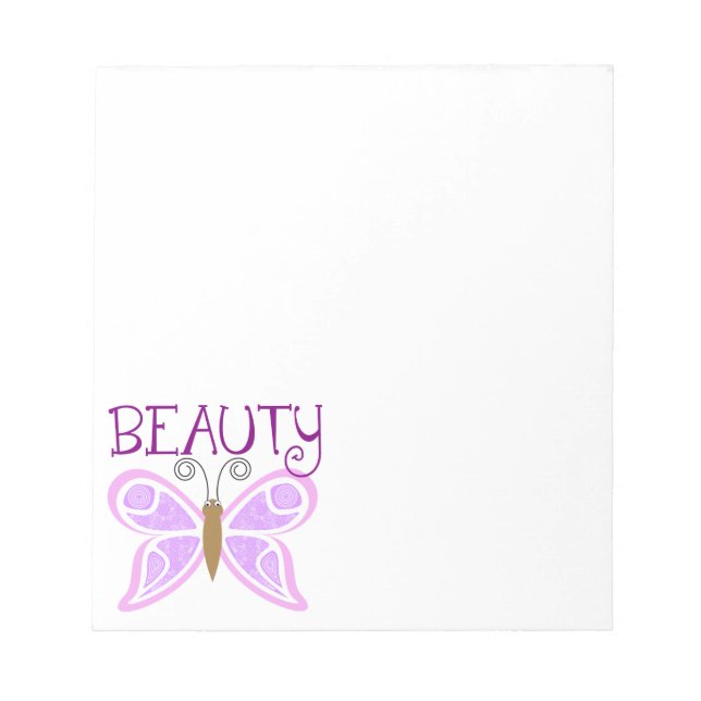 Butterfly Beauty Notizblock (Vorderseite)