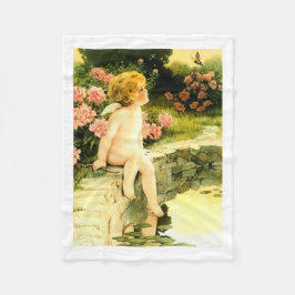 BUTTERFLY Bessie Pease Gutmann Art Fleecedecke