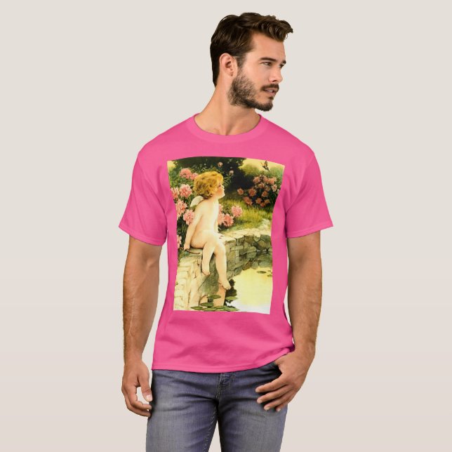 BUTTERFLY Bessie Pease Gutmann Art T-Shirt (Vorne ganz)