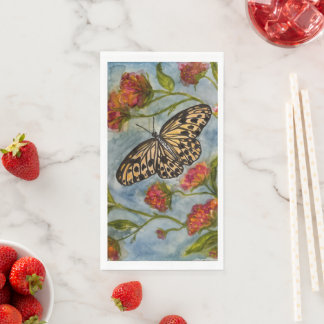 Butterfly Birthday Guest Napkins Serviette