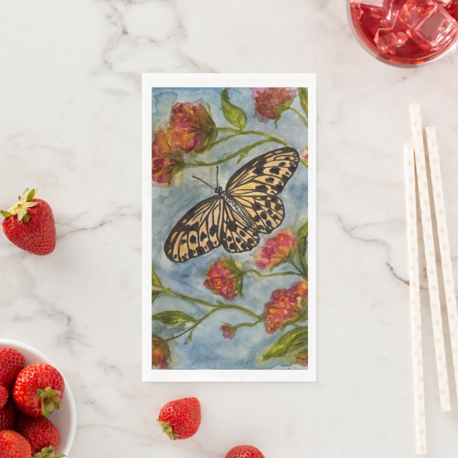 Butterfly Birthday Guest Napkins Serviette (Beispiel)
