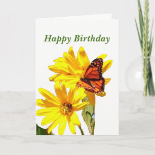 Butterfly Birthday Karte